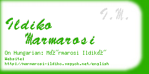 ildiko marmarosi business card